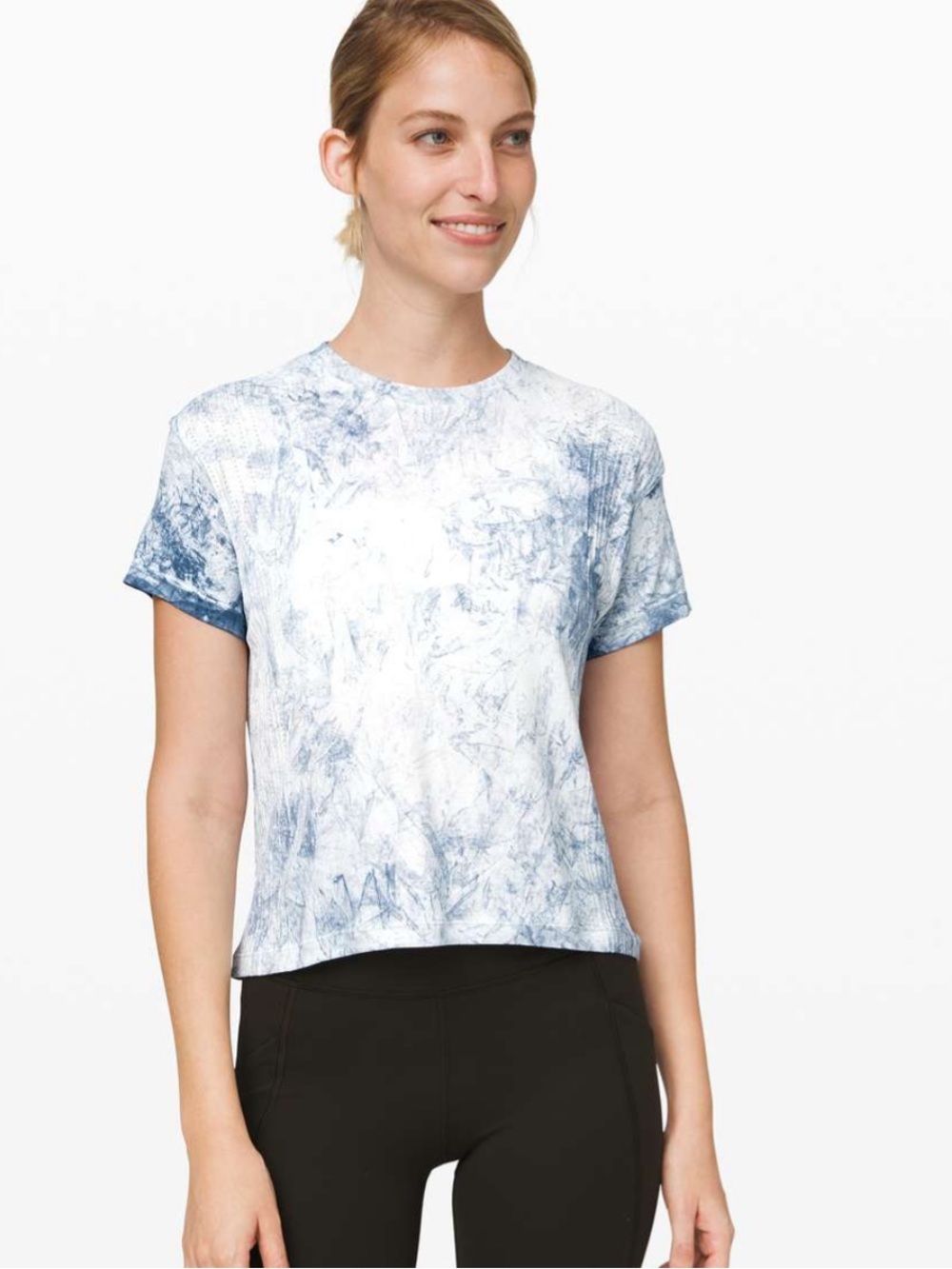 Lululemon Train to Be Short Sleeve
White / Luna